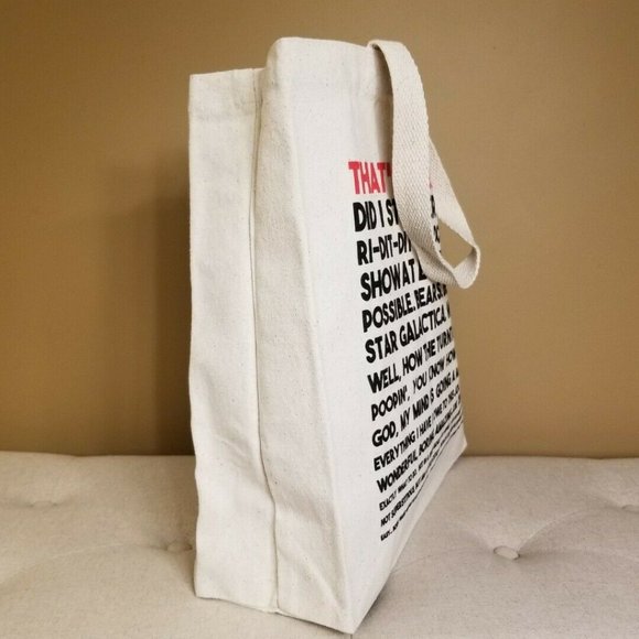 THE OFFICE Canvas Tote Bag Character Quotes NEW - Picture 6 of 9